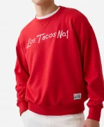 Gap x Los Tacos No. 1 French Terry Red Oversized Sweatshirt