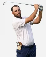 Scottie Scheffler White Polo Shirt