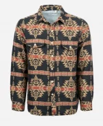 Gérard Jugnot TV-Series Zillow Gone Wild S03 2026 Black Aztec Print Shirt