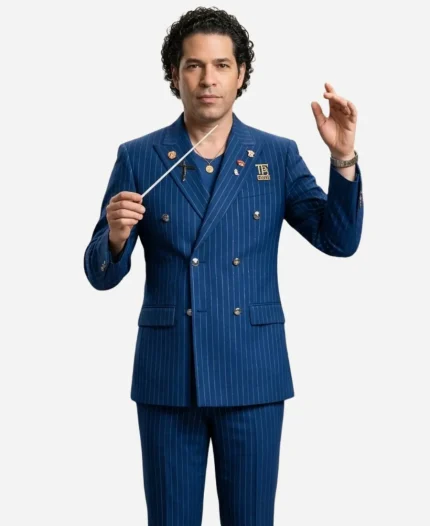 Gustavo Dudamel FIFA World Cup Final Halftime Show Blue Blazer