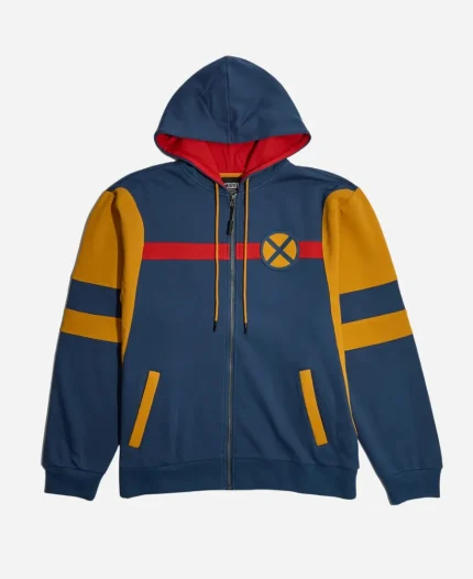 Heroes & Villains X-Men Color Block Zip-up Hoodie