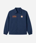 Houston Astros True Navy Coaches Jacket-Navy Blue