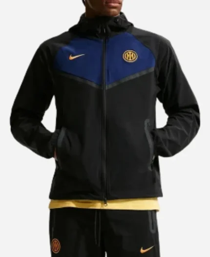 Men’s Nike Inter Milan Tech Windrunner Football Woven Full-Zip Jacket