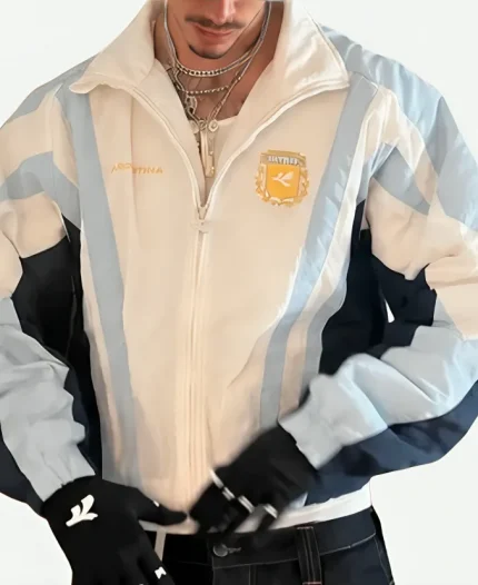 FIFA World Cup 2026 Intra Argentina Nations White & Blue Jacket