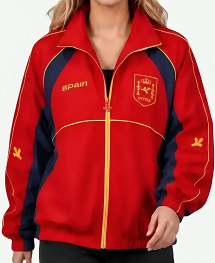 FIFA World Cup 2026 Intra Spain Champions Red Full-Zip Jacket