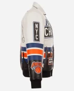JH Design NY Knicks 2026 Champions Leather Jacket