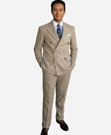  2026 Wimbledon Tennis Championships Jaafar Jackson Plaid Suit