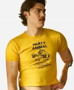Jack Innanen Adults Season 02 Paul Baker Party Animal Printed T-Shirt
