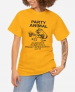 Jack Innanen Adults S02 Party Animal Print T-Shirt