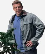 Jack Reacher TV Series Reacher 2026 Alan Ritchson Grey Cotton Jacket