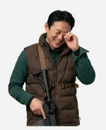 Unisex Charlie The Fix 2026 Jake Choi Brown Puffer Vest