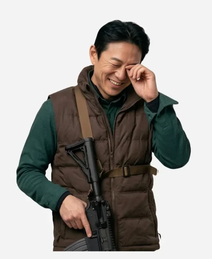 Unisex Charlie The Fix 2026 Jake Choi Brown Puffer Vest