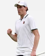 The Championships Wimbledon 2026 Jannik Sinner White Shirt