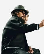 Jason Momoa Adidas All Blacks Bomber Jacket