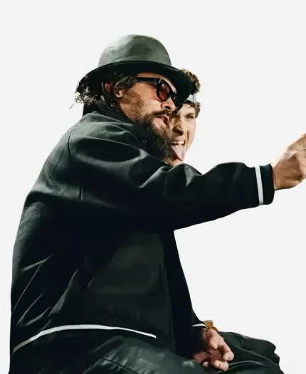 Jason Momoa Adidas All Blacks Bomber Jacket