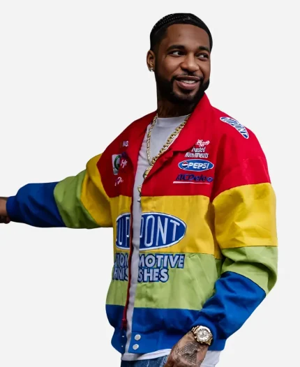 Key Glock NASCAR Jeff Gordon 2026 Twill Uniform Multicolor Jacket 