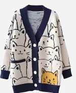 The RHOC 2026 Jennifer Pedranti Cat Graphic Cardigan