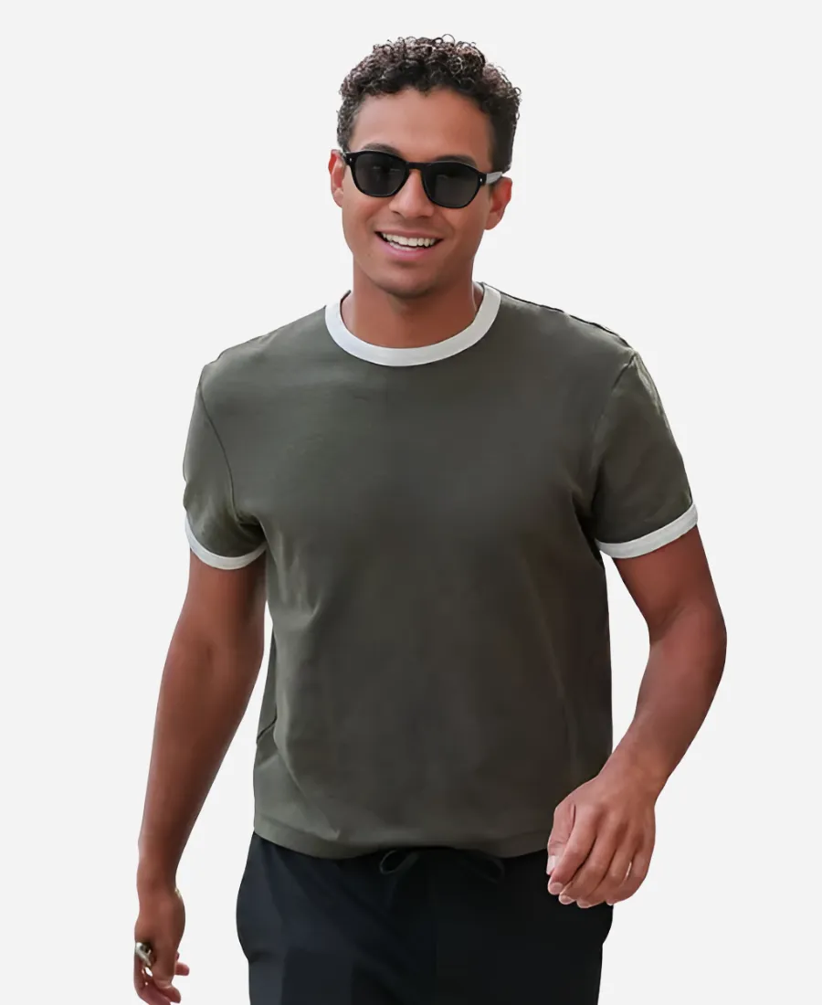 Jimmy Kimmel Live Show Jaafar Jackson Ringer Half T-Shirt Jimmy Kimmel Live Show 2026 Jaafar Jackson Ringer T-Shirt