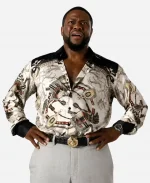 Joe 72 Hours 2026 Kevin Hart Baroque Printed Satin Shirt