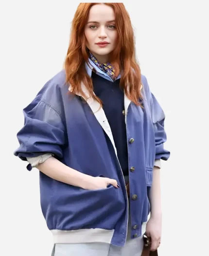 Joey King Miu Miu Paris Fashion Week Bomber Jacket