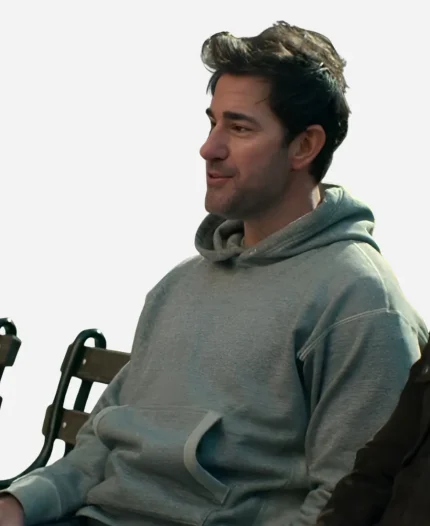 John Krasinski Tom Clancy’s Jack Ryan Ghost War Grey Hoodie