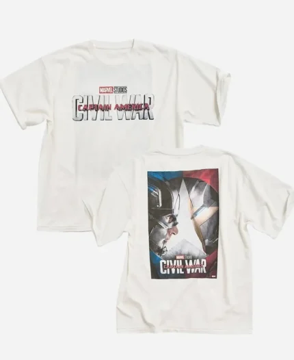 Journal Standard Relume x Marvel Captain America Civil War T-Shirt - White