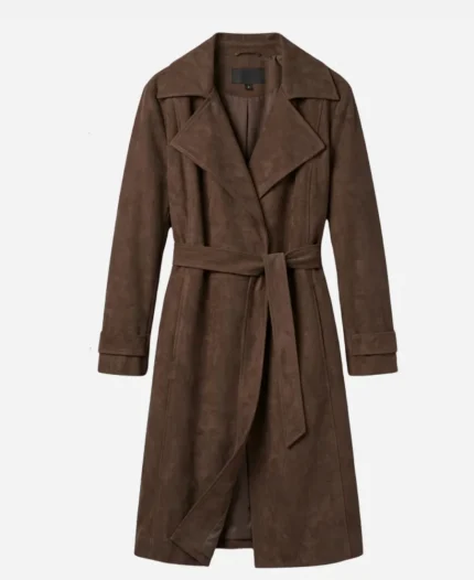 Fightland 2026 Deborah Ayorinde Brown Trench Coat