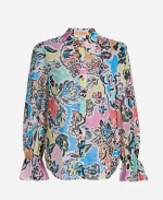 Days Of Our Lives 2026 Floral Print Blouse-Multicolor