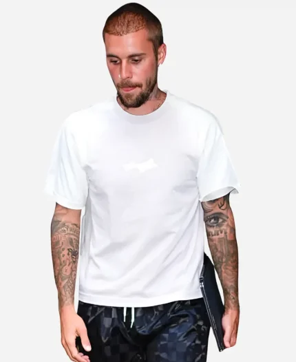 Justin Bieber New York City Tonal Embroidered Oversized T-Shirt