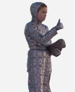Milly Alcock Supergirl 2026 Puffer Jumpsuit - Image 2