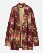 Kelly Reilly TV Series Dutton Ranch 2026 Beth Dutton Ornate Floral Cardigan