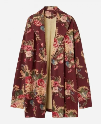 Kelly Reilly TV Series Dutton Ranch 2026 Beth Dutton Ornate Floral Cardigan