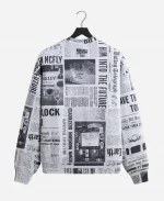 Kith for Back to the Future Newspaper Printed Sweatshirt