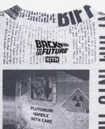 Kith for Back to the Future Newspaper Printed Sweatshirt - Heather grey