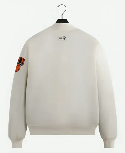 Kith for the New York Knicks Pinstripe Bomber Jacket