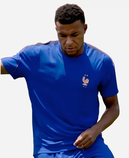 2026 FIFA World Cup Kylian Mbappe France Training Blue Jersey