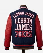 Philadelphia 76ers LeBron James Varsity Jacket