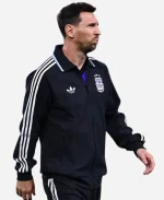 Lionel Messi 2026 Argentina Away Anthem Jacket - Black