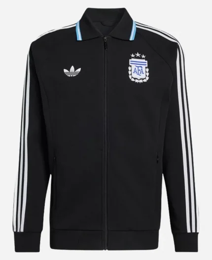 Lionel Messi 2026 FIFA World Cup Jordan Vs Argentina Black Anthem Jacket