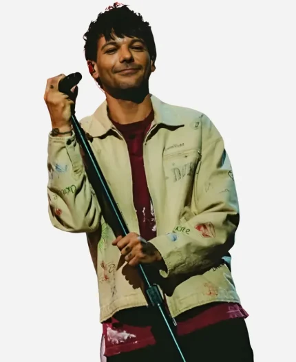 Louis Tomlinson 2026 Montreal Concert Duke Sketch Sand Jacket
