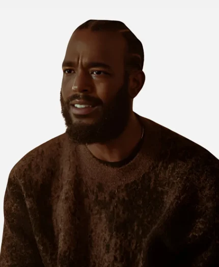 Luke James The Chi S08 Print Sweater - Black & Brown