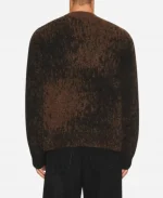 Luke James The Chi S08 Victor Black & Brown Printed Sweater