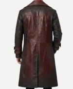 Leonardo Nam Descendants Wicked Wonderland Maroon Leather Coat