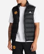 Men's Manchester United x Adidas 3-Stripes Black Vest