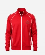 Maple Leafs Canada Justin Bieber National Ice Hockey 2026 Red Track Jacket