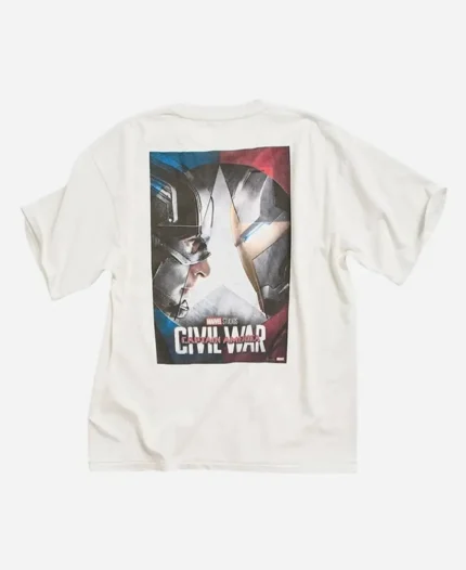 Marvel Captain America Civil War White T-Shirt