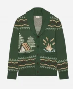 Max Greenfield The Neighborhood S08 Printed Cardigan