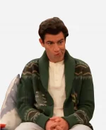 Max Greenfield The Neighborhood Season 08 Printed Cardigan