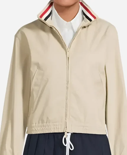 Melania Trump FIFA World Cup 2026 Final Windbreaker Stripes Cropped Jacket