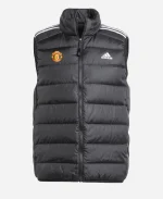 Manchester United x Adidas Essentials 3-Stripes Vest - Black